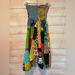 Colorful Patchwork Maxi Dress or skirt
